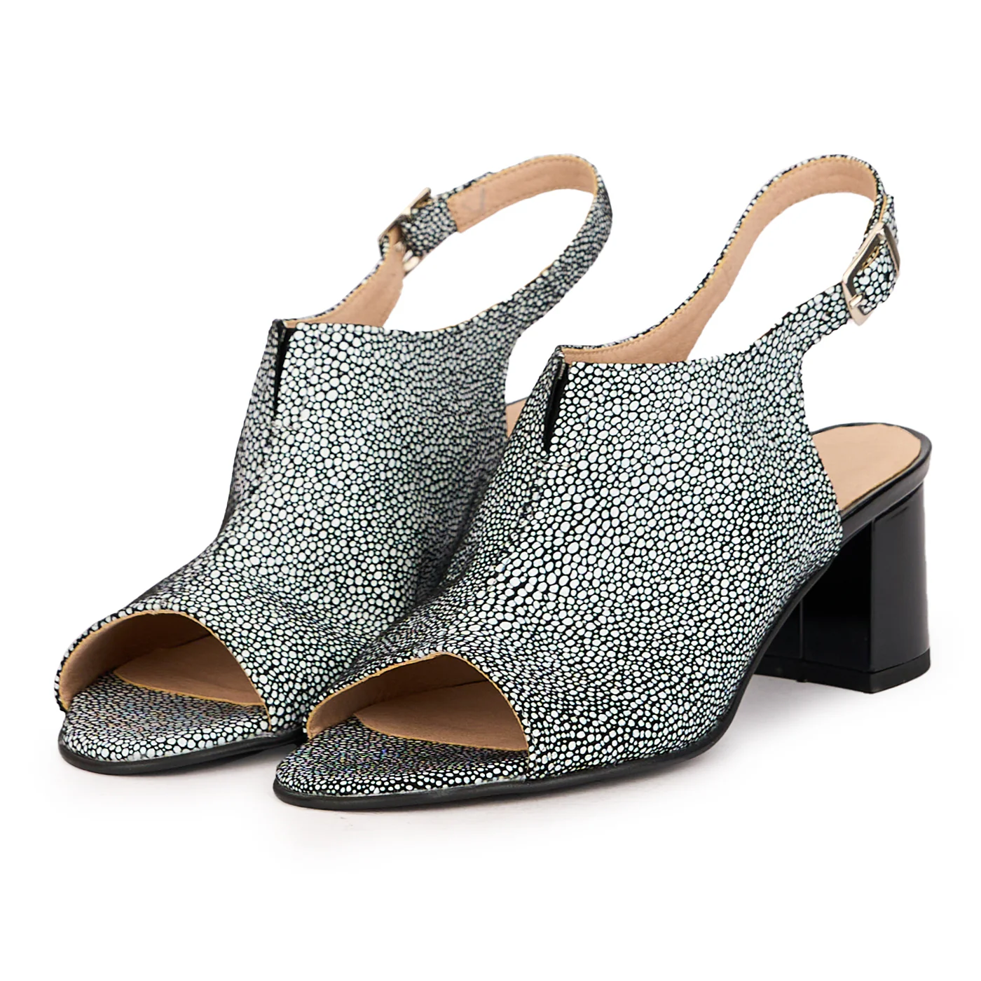 Sandale elegante din piele naturala 5783 - Image 3