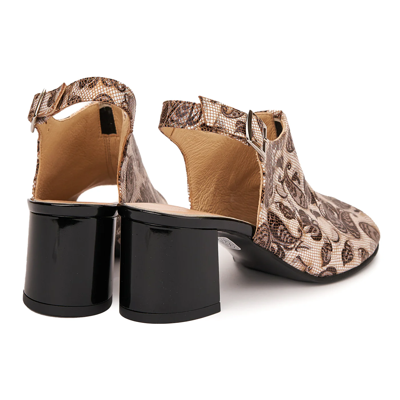 Sandale elegante din piele naturala bej 5517 - Image 2