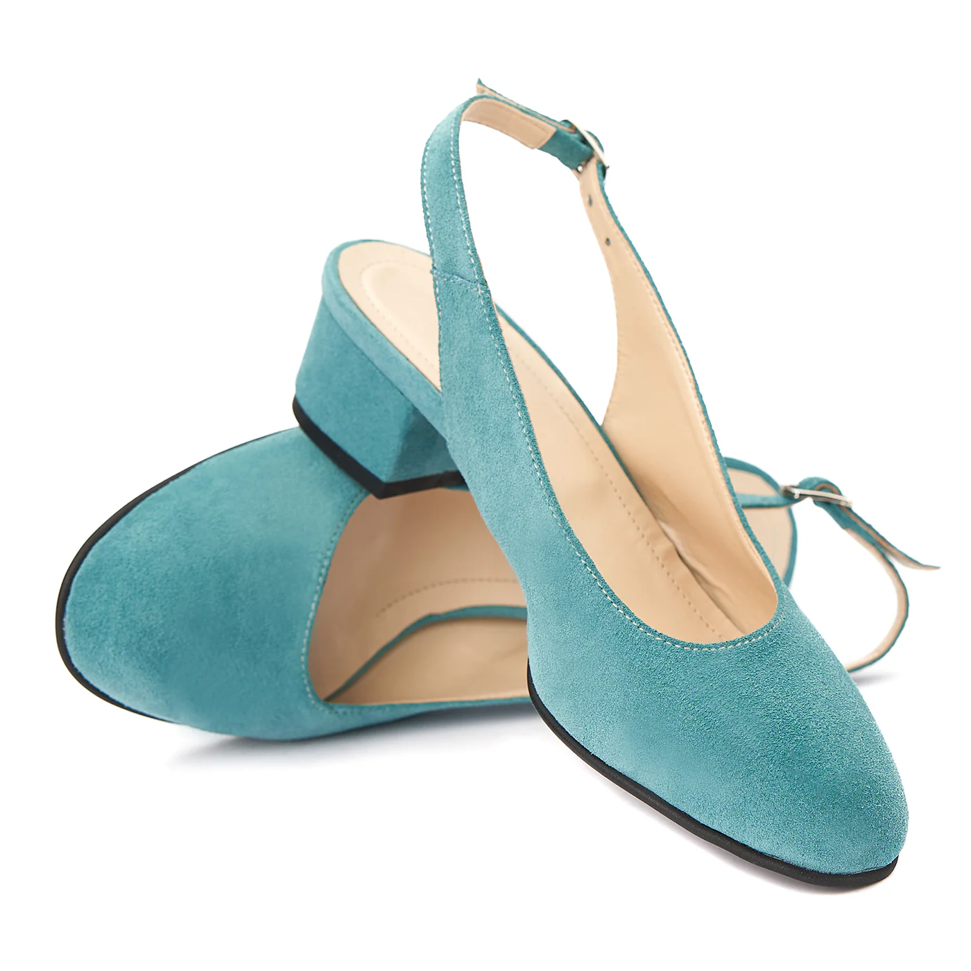 Sandale elegante din piele naturala cu toc mic 5258 - Image 4