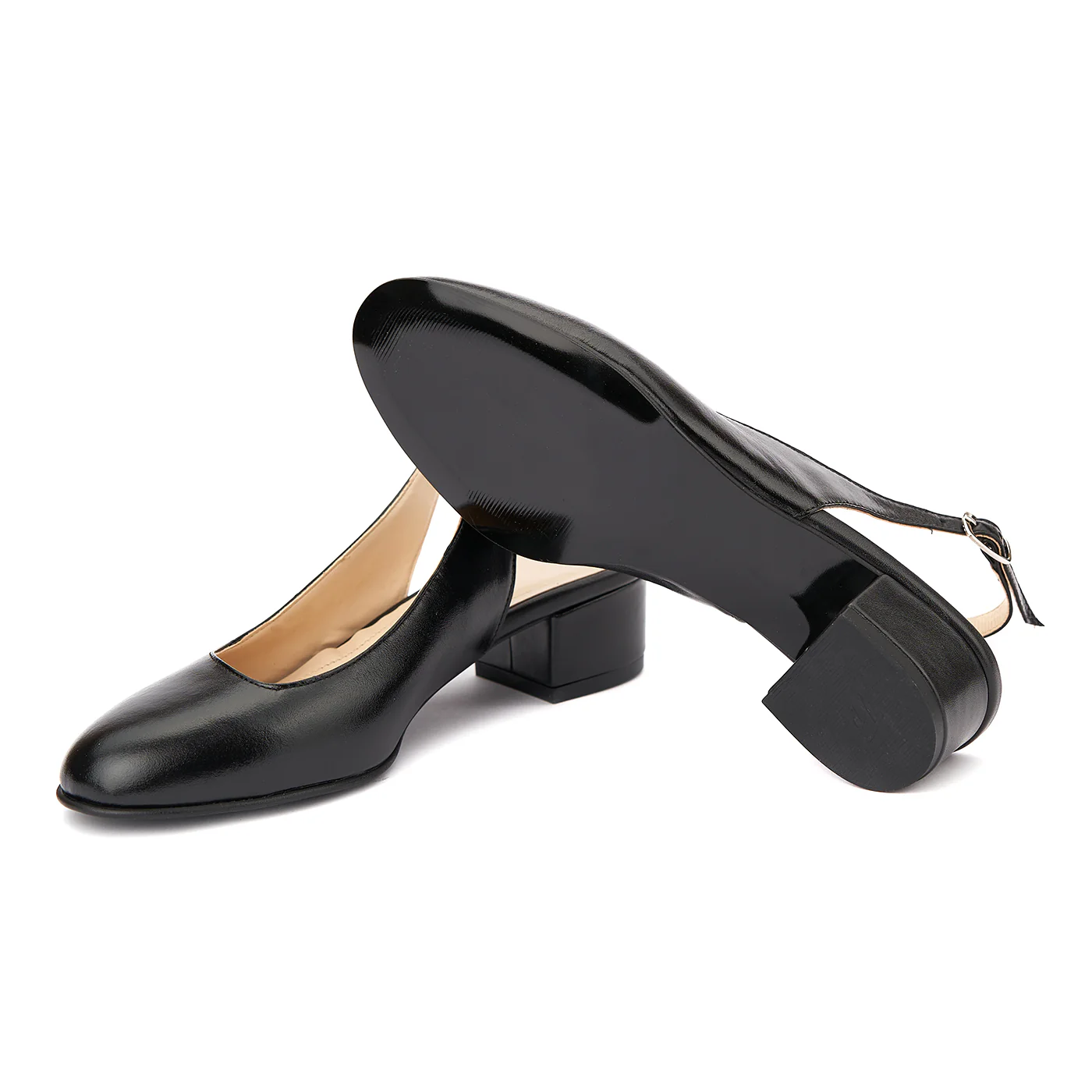Sandale elegante din piele naturala cu toc mic 5263 - Image 3