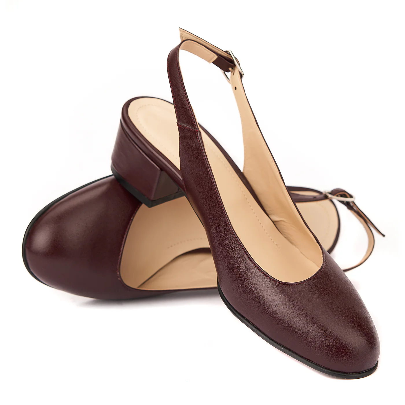 Sandale elegante din piele naturala cu toc mic 5276 - Image 4