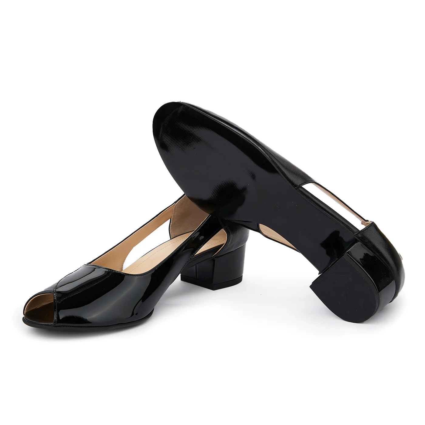 Sandale elegante din piele naturala cu toc mic 5584 - Image 3