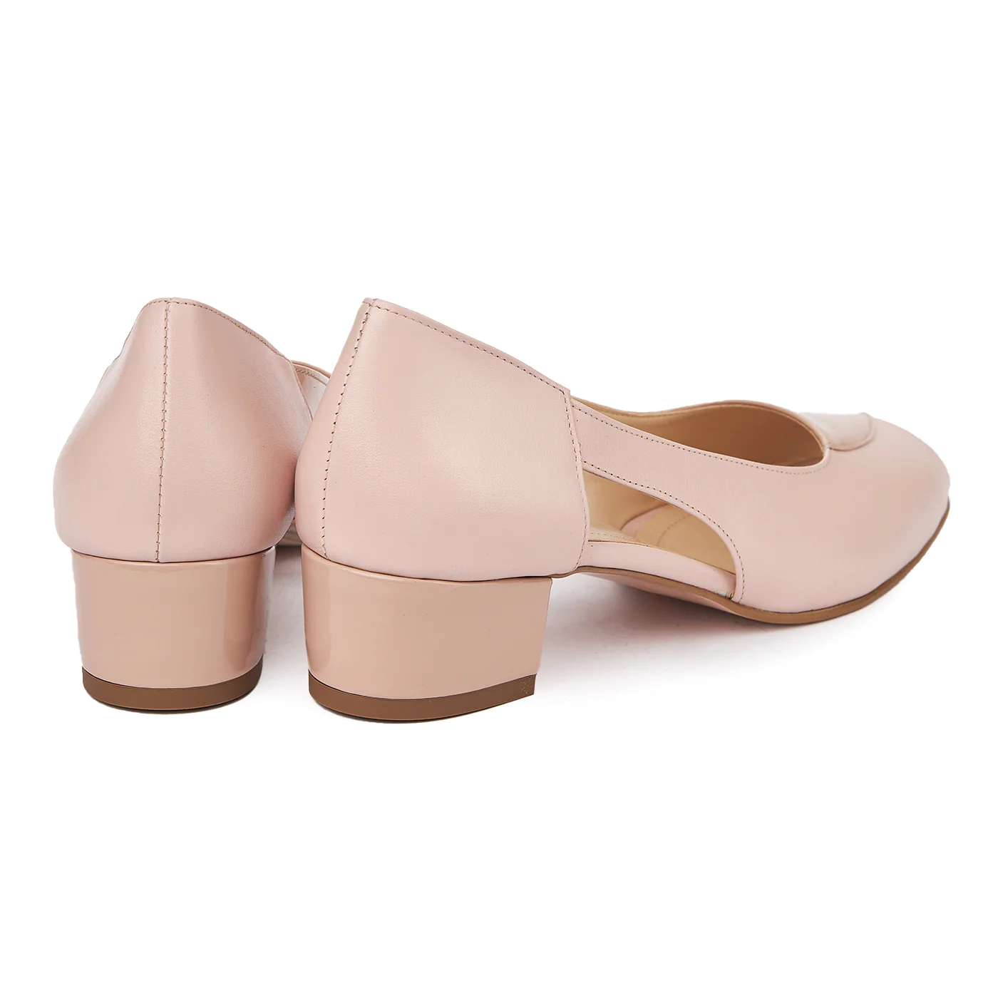 Sandale elegante din piele naturala cu toc mic 5589 - Image 2