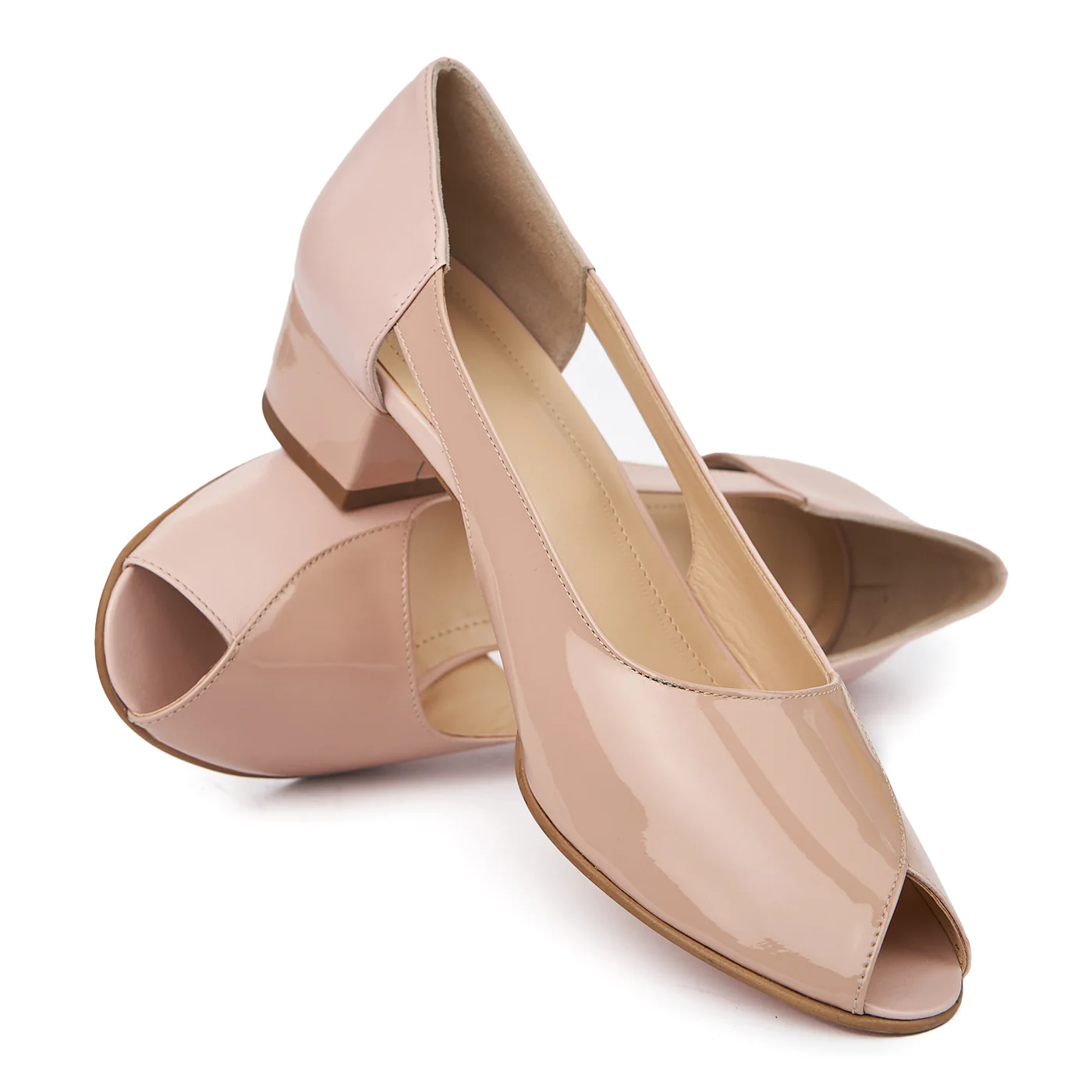 Sandale elegante din piele naturala cu toc mic 5589 - Image 4