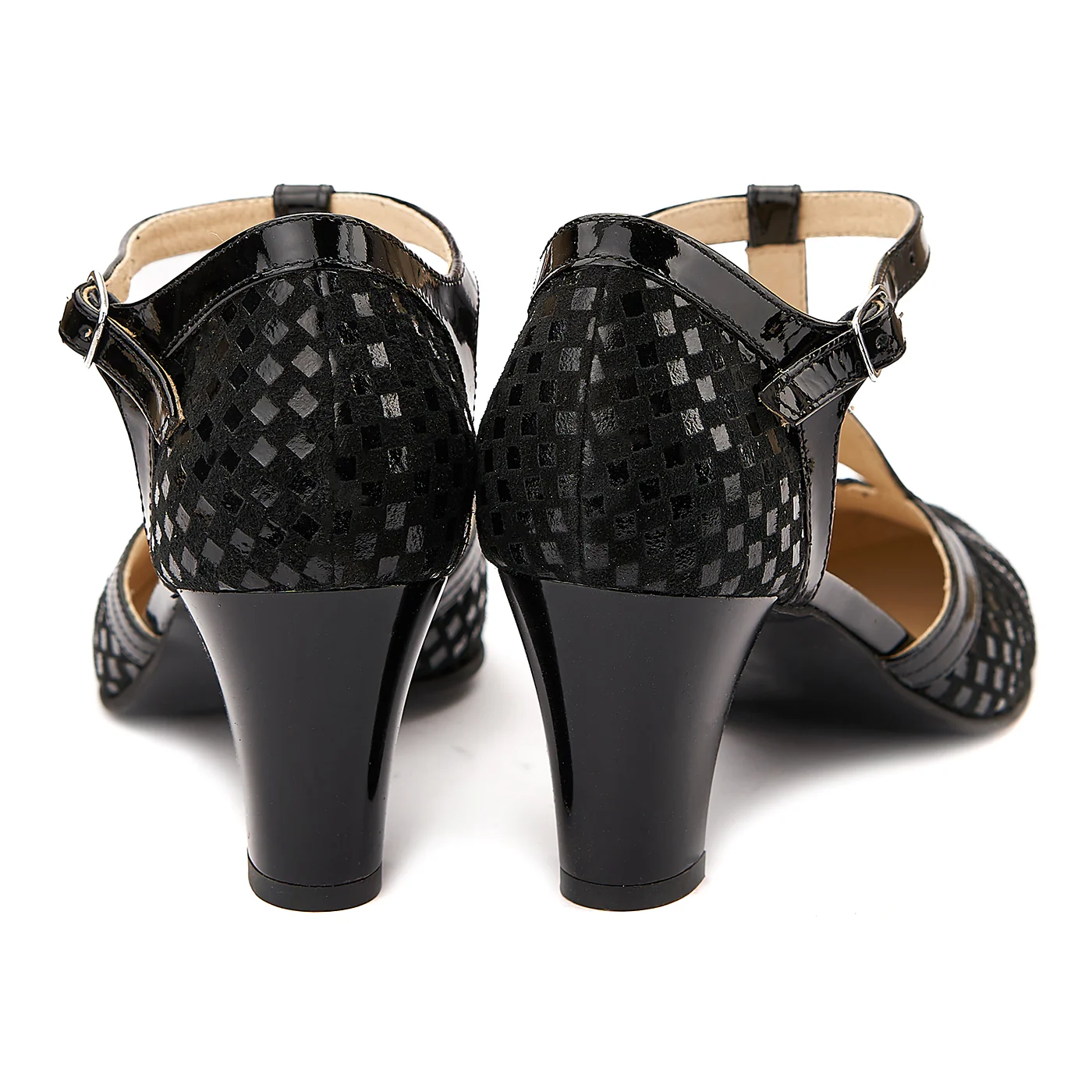 Sandale elegante din piele naturala neagra 5104 - Image 2