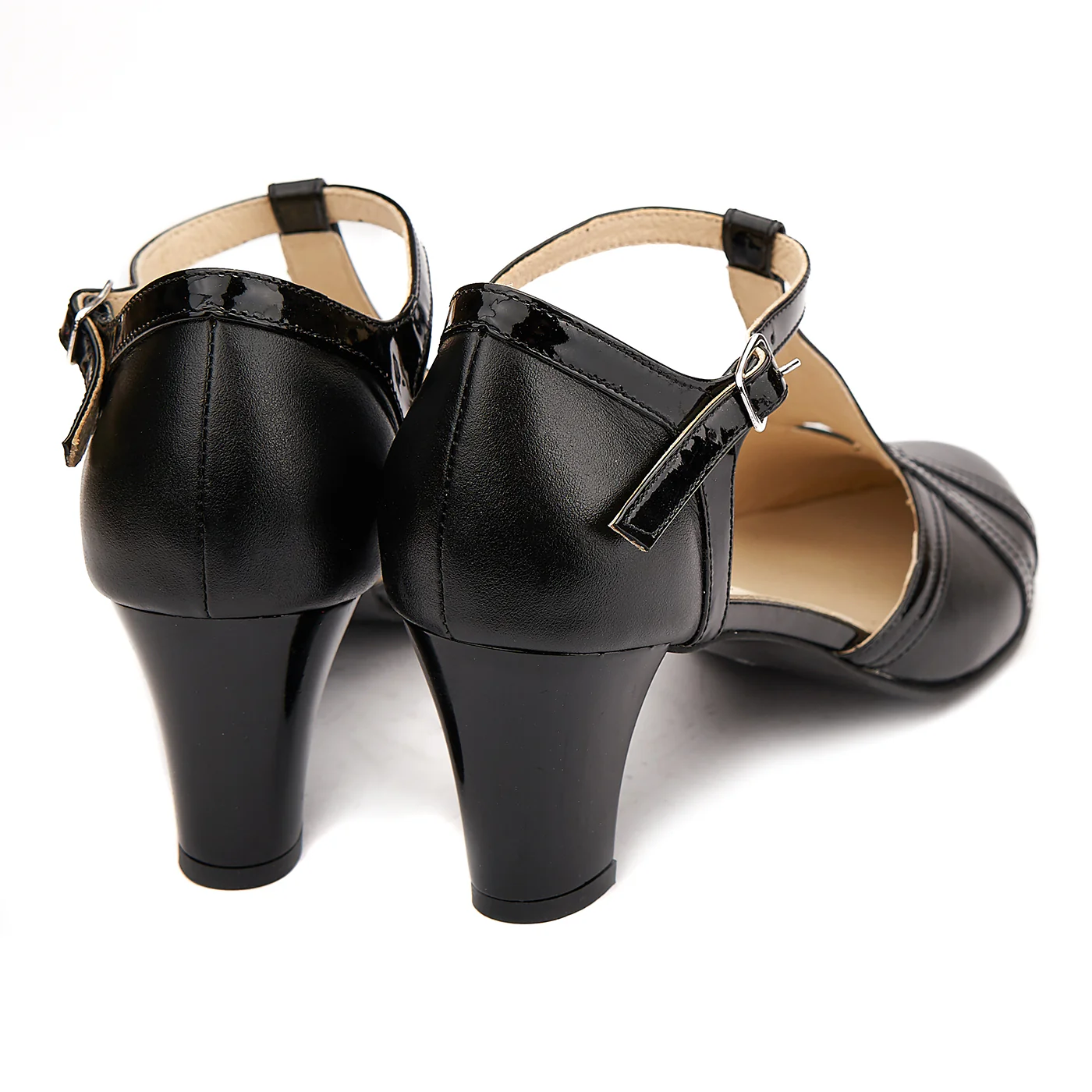 Sandale elegante din piele naturala neagra 5205 - Image 2