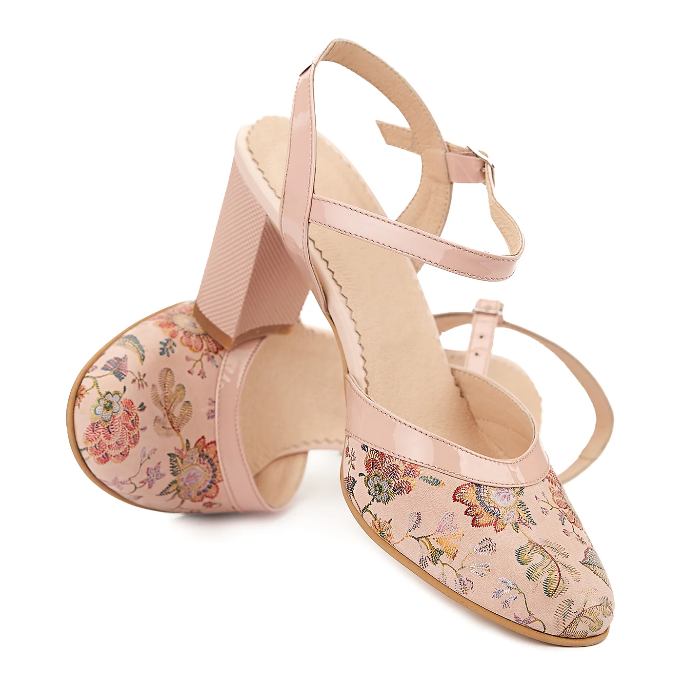 Sandale elegante din piele naturala bej 5029 - Image 4